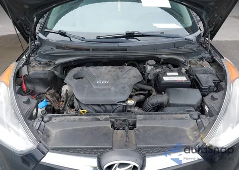 2013 Hyundai Veloster Base W/Gray from USA, damaged, VIN KMHTC6AD3DU087749